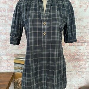 Bluebird Shirting Plaid Shirt Dress